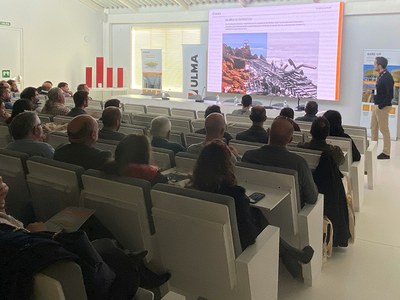 Rubén Lorente, durante su ponencia en la Fundación Laboral de la Construcción de Valencia